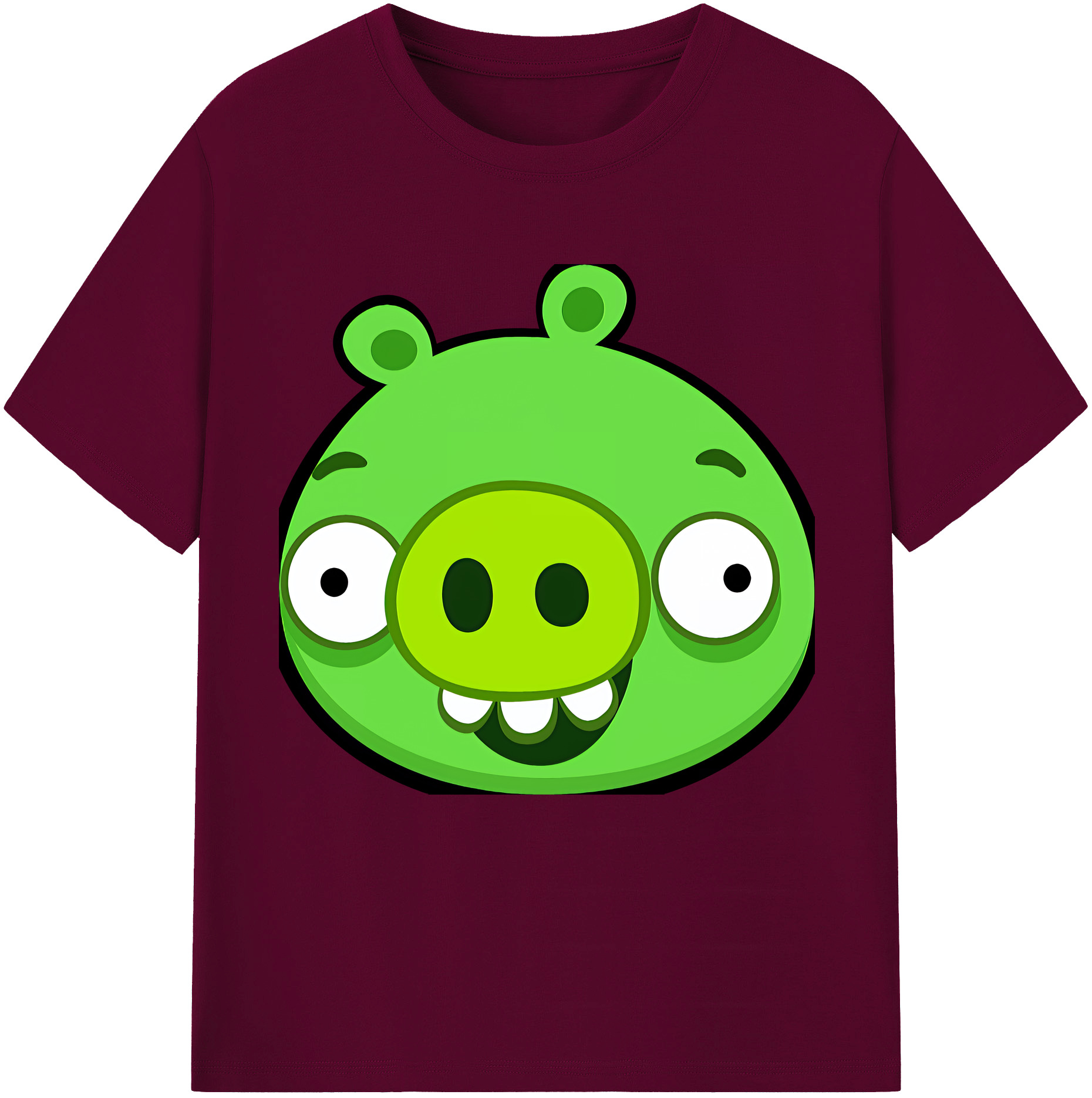 （画像用） Angry Birds アングリーバード レディースカジュアルプリントTシャツ（綿100％）